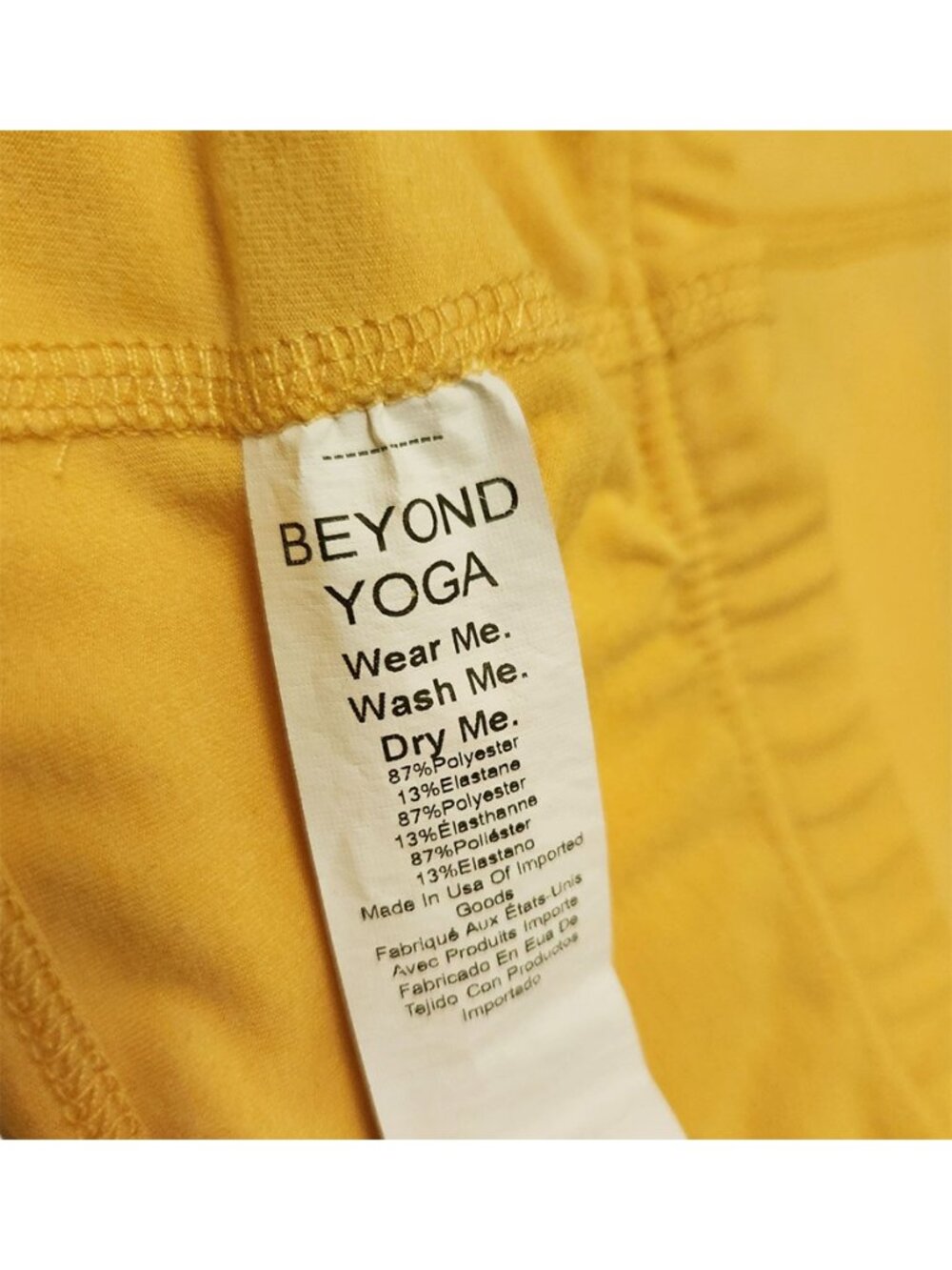 Beyond Yoga Yellow Well Rounded Cropped Halter Tank Top Size Large - Picture 11 of 11